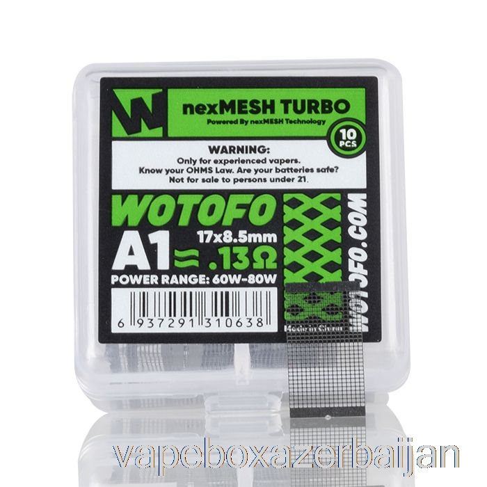 Vape Baku Wotofo nexMESH Mesh Replacement Coils 0.13ohm nexMESH Turbo A1